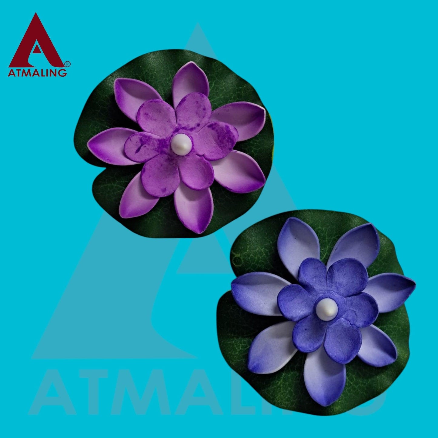 Lotus Flower Floating Diya, Water Sensor, Multicolor