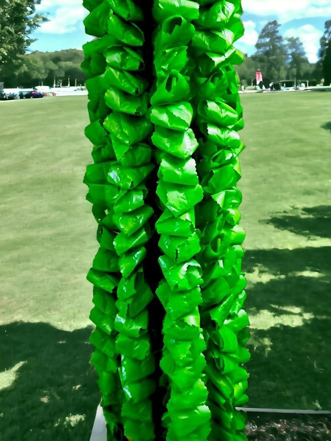 Decorative Artificial Green Leaves Garland Mala, 5 Feet Long, Set of 5pc
