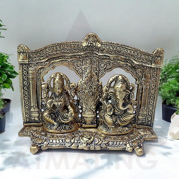 Metal Laxmi Ganesh Idol