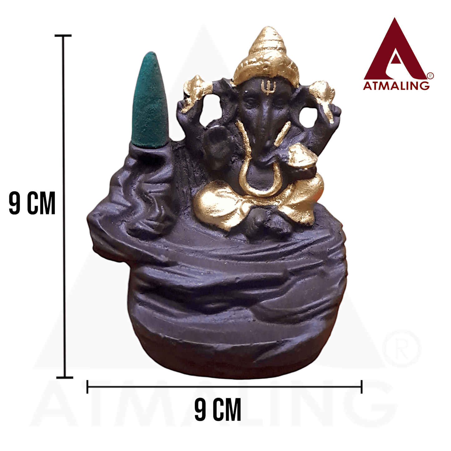 Ganesh Backflow Fountain with 10 dhoop cones free