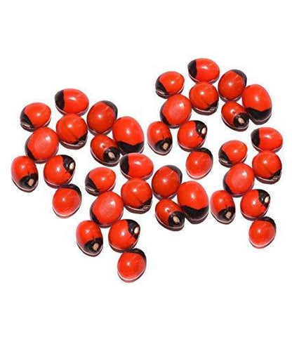 Natural Rakt Gunja Beej, Lal Gunja, Set of 151 Pcs