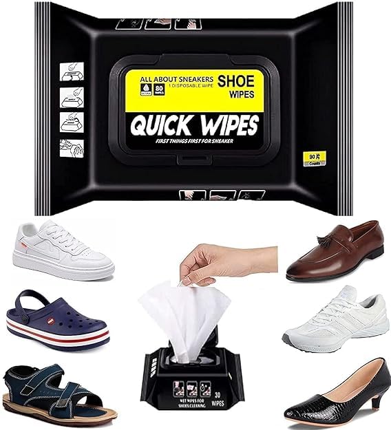 Shoe Wipes Quick | Sneaker & Shoe Cleaner Wipes