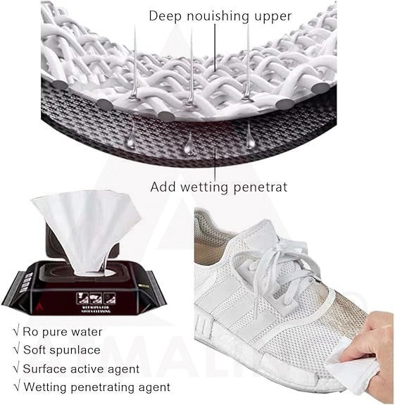 Shoe Wipes Quick | Sneaker & Shoe Cleaner Wipes