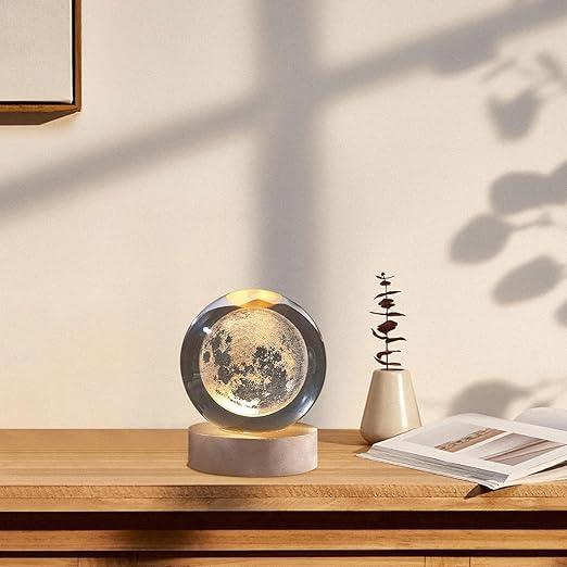 3D Crystal Ball Night Lamp