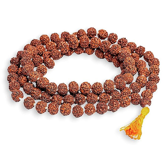 5 Mukhi Rudraksha Mala ( 6mm - 108 Beads )
