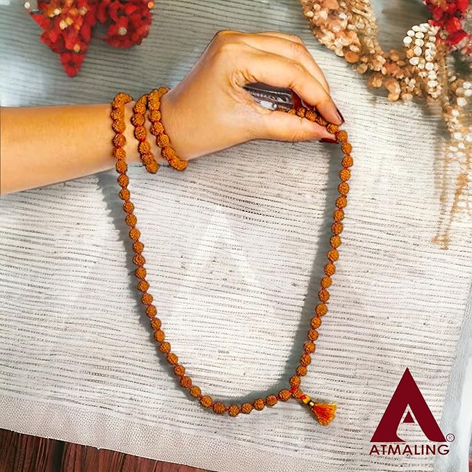 5 Mukhi Rudraksha Mala ( 6mm - 108 Beads )