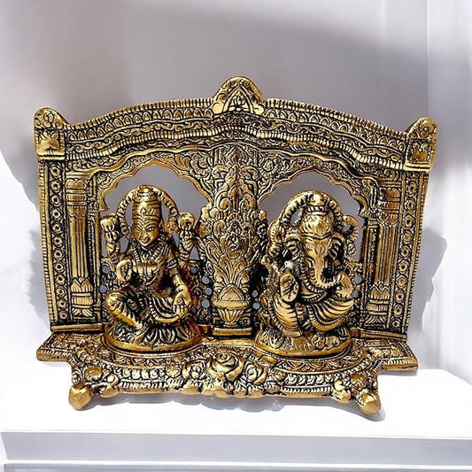 Metal Laxmi Ganesh Idol