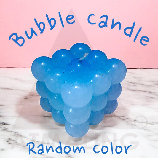 Bubble Candles, Paraffin Cube Candle (Set of 2pc)